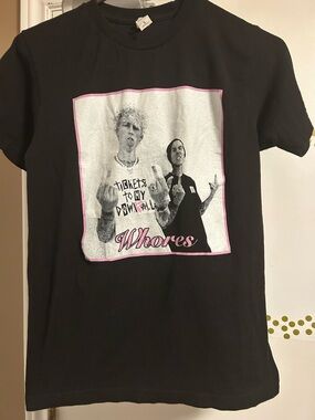 MGK & Travis Barker Black Graphic Tee